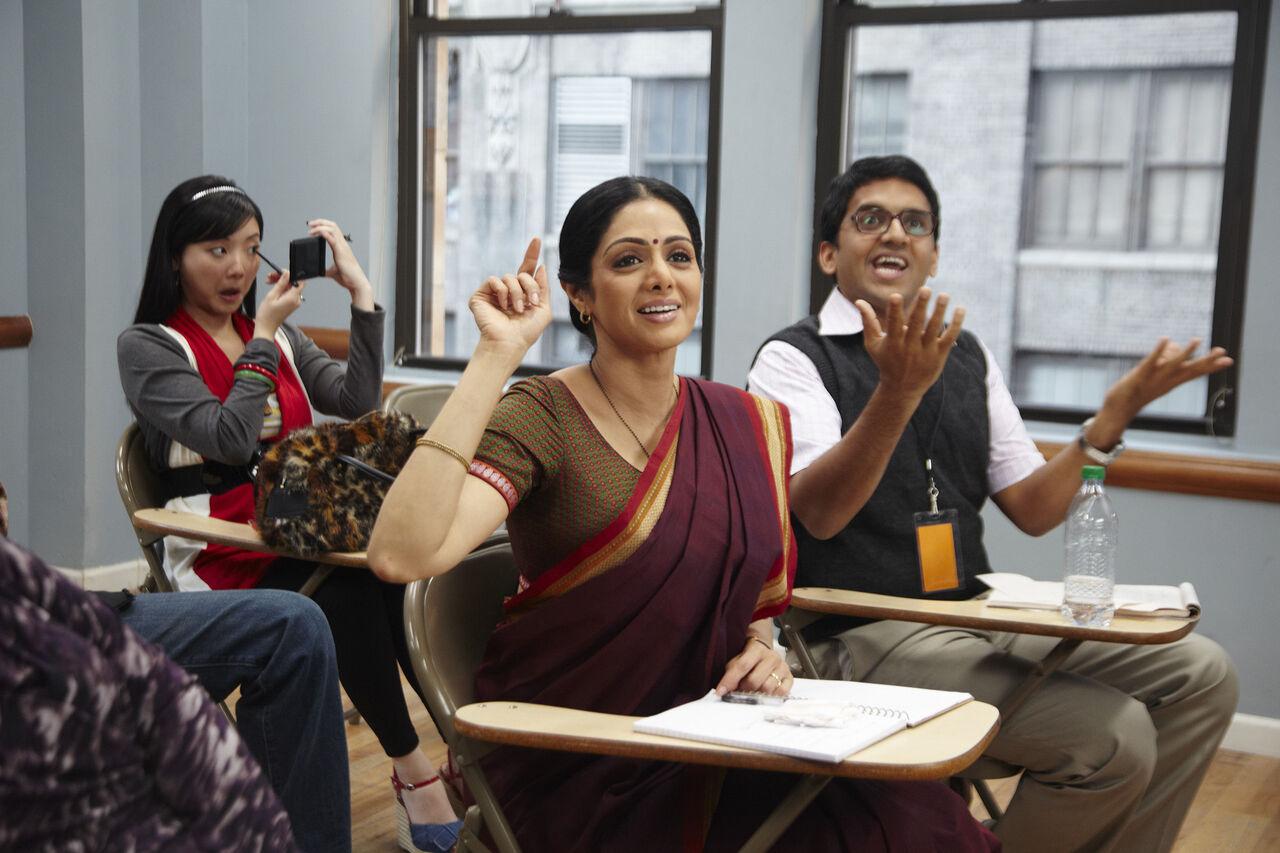 English Vinglish: 
Sridevi's character Sasi is a housewife whose life revolves around her two kids and husband. However, she gradually turns things around during a visit to America to attend her niece's wedding. She attends English speaking class after getting tired of being ridiculed for not understanding the language. But in the process, she gains a different and confident perspective of life. The film is available on Jio movies
