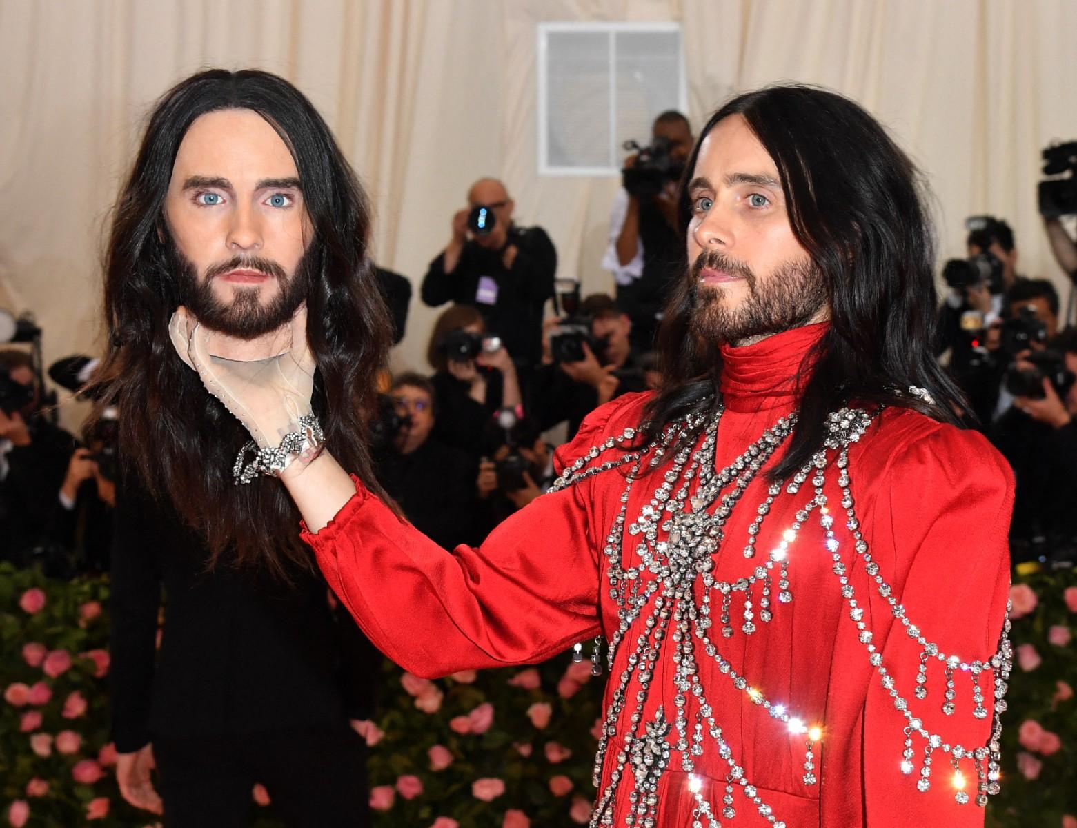 In 2019, Jared Leto brought a lifelike model of his own head to the MET Gala, sparking debate over whether it was camp or not, but it was undoubtedly iconic.
