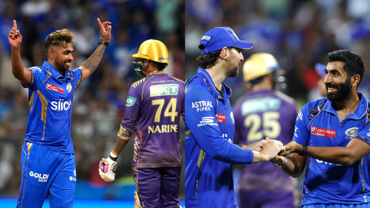 Slinger Nuwan Thushara and lead pacer Jasprit Bumrah registered three wickets each to their names. Pandya bagged two wickets, followed by Piyush Chawla with one. The Paltan bowled out the Knights for 169 in 19.5 overs