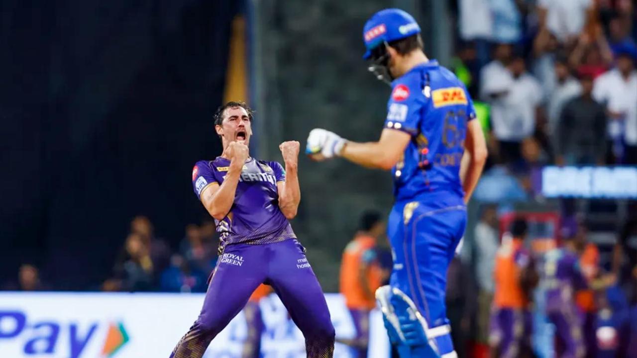 No MI batsmen were able to accumulate many runs. KKR's lead pacer Mitchell Starc registered a four-wicket haul. Varun Chakaravarthy, Sunil Narine and Andre Russell had two wickets each under their belts. The Knights bowled out Mumbaikars for 145 runs and won the match by 24 runs