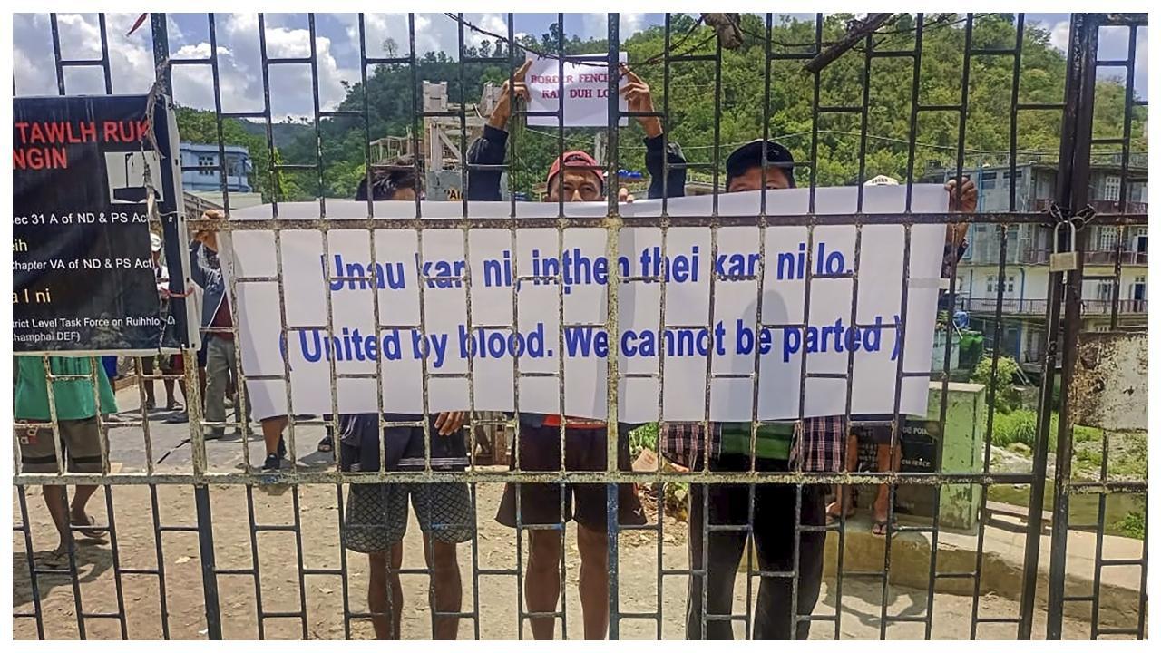 Mizoram: Protest against Centre's decision to fence India-Myanmar border