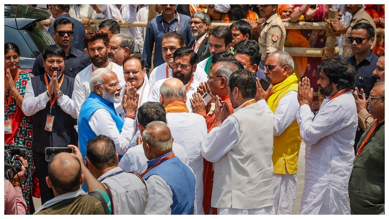 On Monday, a day before filing the nomination, the BJP supremo held a 5km mega roadshow yesterday in the constituency as a show of the party’s strength
