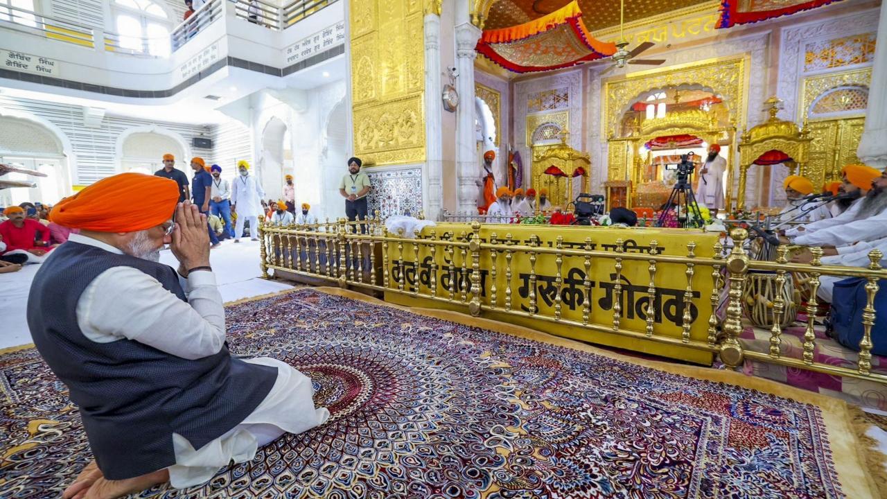 PM Modi visits Gurudwara Patna Sahib amid fourth phase of polls on Monday