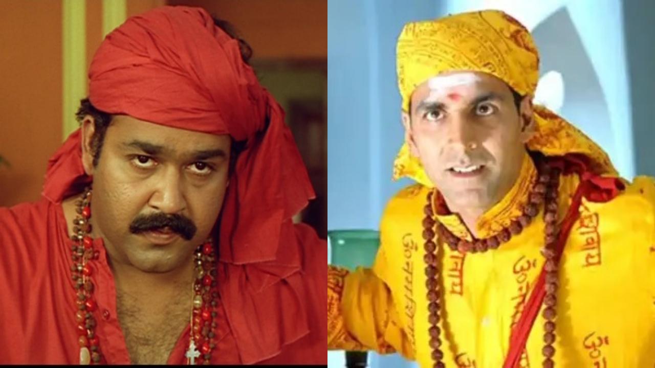 Bhool Bhulaiyaa: 
Directed by Priyadarshan, the Hindi film is a remake of the 1993 Malayalam film 'Manichitrathazhu' starring Mohanlal, Shobana and Suresh Gopi. The Hindi remake starred Akshay Kumar, Vidya Balan and Shiney Ahuja