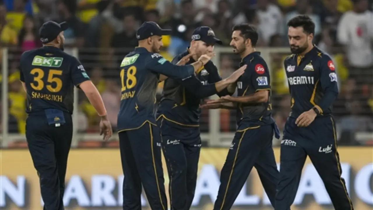 Gujarat Titans Squad: Shubman Gill(c), Sai Sudharsan, Shahrukh Khan, David Miller, Matthew Wade(w), Rahul Tewatia, Rashid Khan, Noor Ahmad, Umesh Yadav, Mohit Sharma, Kartik Tyagi, Sandeep Warrier, Abhinav Manohar, Sharath BR, Darshan Nalkande, Jayant Yadav, Joshua Little, Ravisrinivasan Sai Kishore, Spencer Johnson, Azmatullah Omarzai, Manav Suthar, Sushant Mishra, Vijay Shankar, Kane Williamson, Wriddhiman Saha