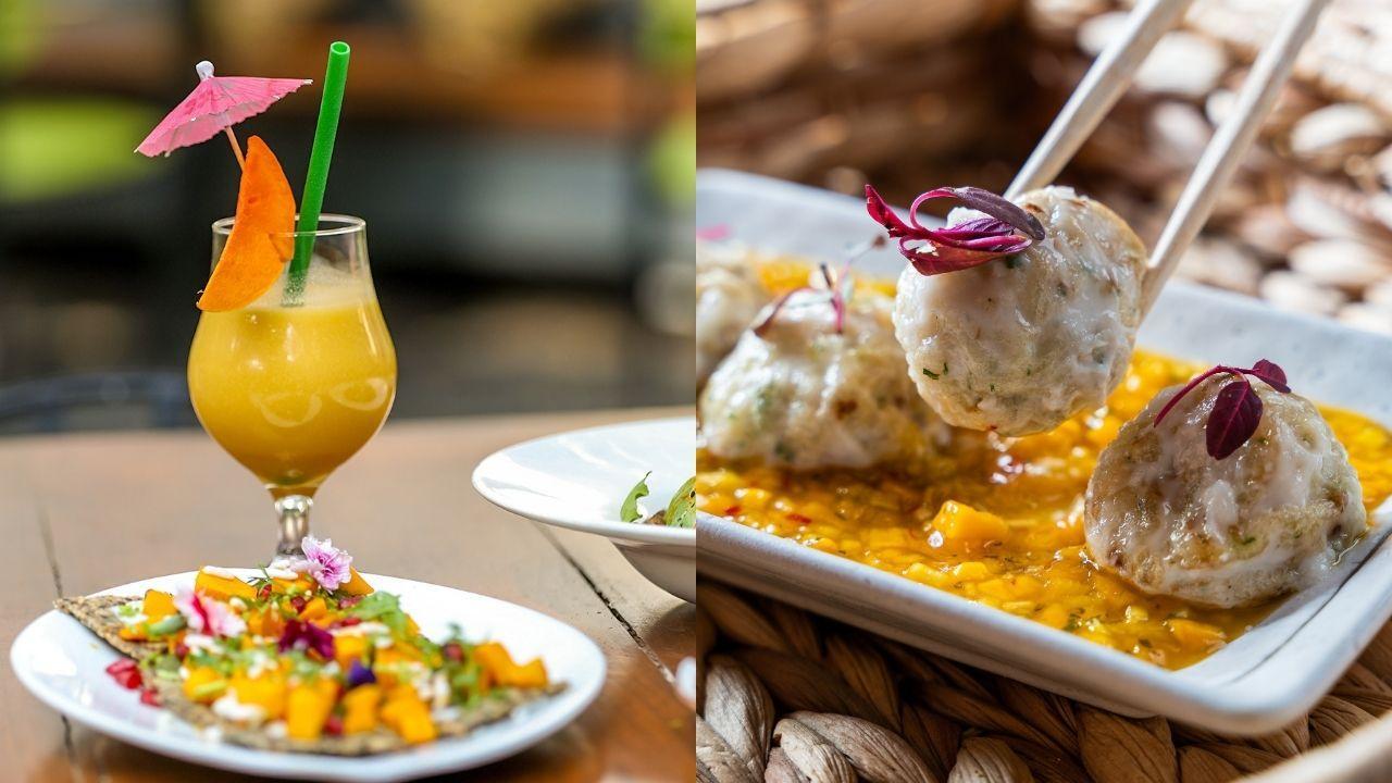 Here are some dining restaurants in Mumbai you must check out. Photo Courtesy: Sante Spa(left)/Koa(right)