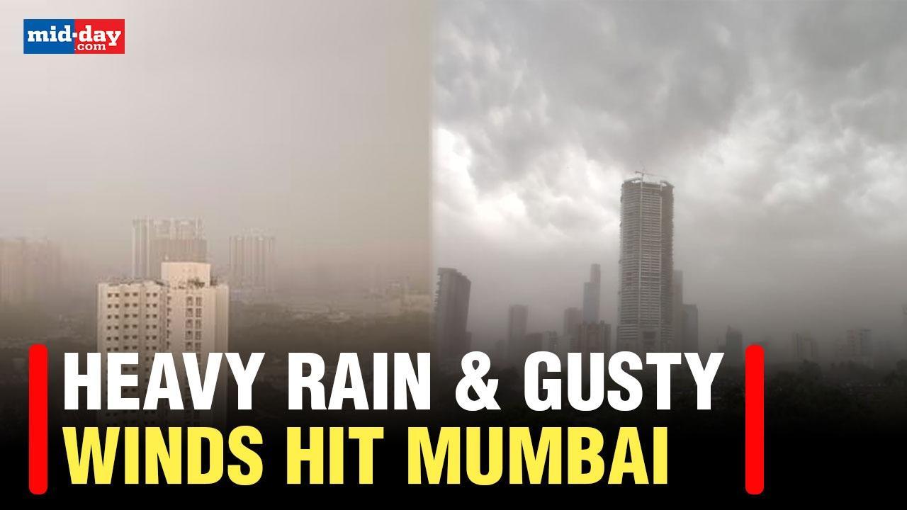 Mumbai Weather: Massive Dust Storm, Rain & Strong Winds Hit Mumbai City