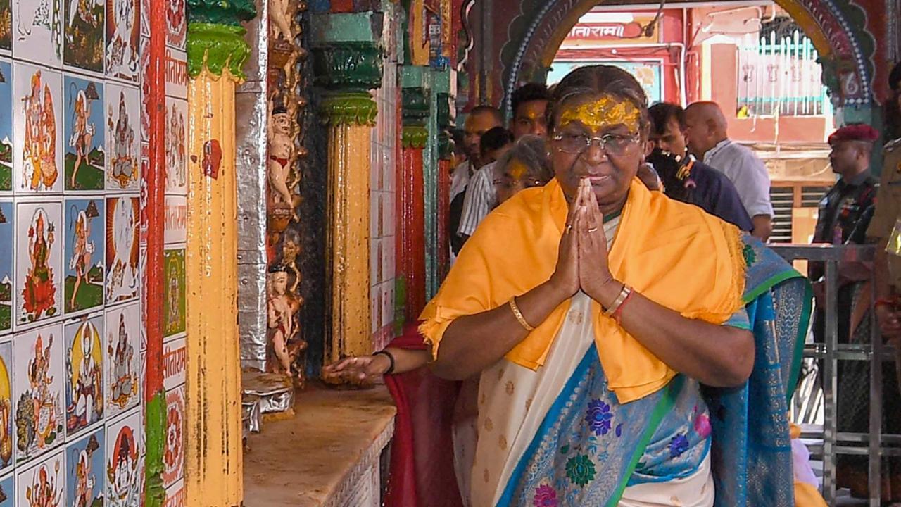 President Droupadi Murmu pays obeisance at Ram temple in Ayodhya