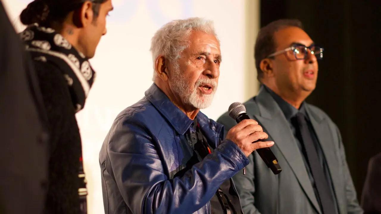 Naseeruddin Shah visited Cannes for the screening of Shyam Benegal's 1976 film 'Manthan' that starred him and Smita Patil. Read more