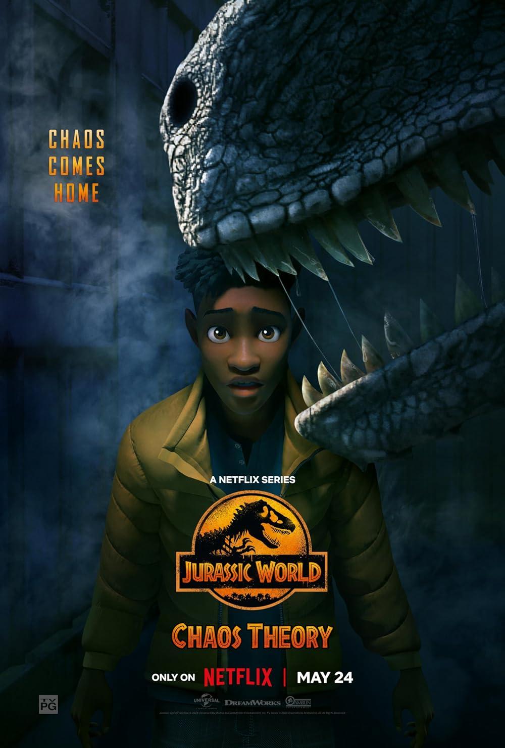 Jurassic World: Chaos Theory (Netflix) – May 24Jurassic World: Chaos Theory, an animated series, continues the story from 