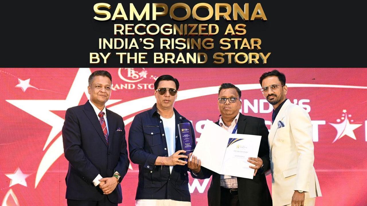 NFP Sampoorna Gets Recognized as India’s Rising Star by The Brand Story
