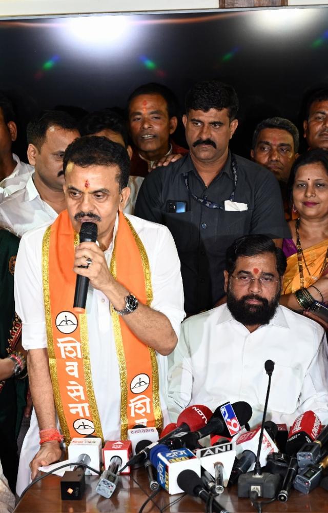 Sanjay Nirupam joined the Shiv Sena in the presence of Maharashtra CM Eknath Shinde