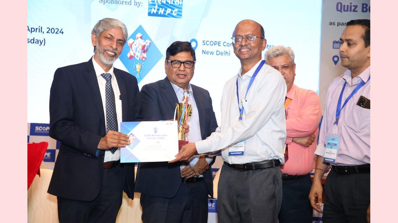 NTPC won first prize at the  prestigious SCOPE Business Quiz Bonanza
