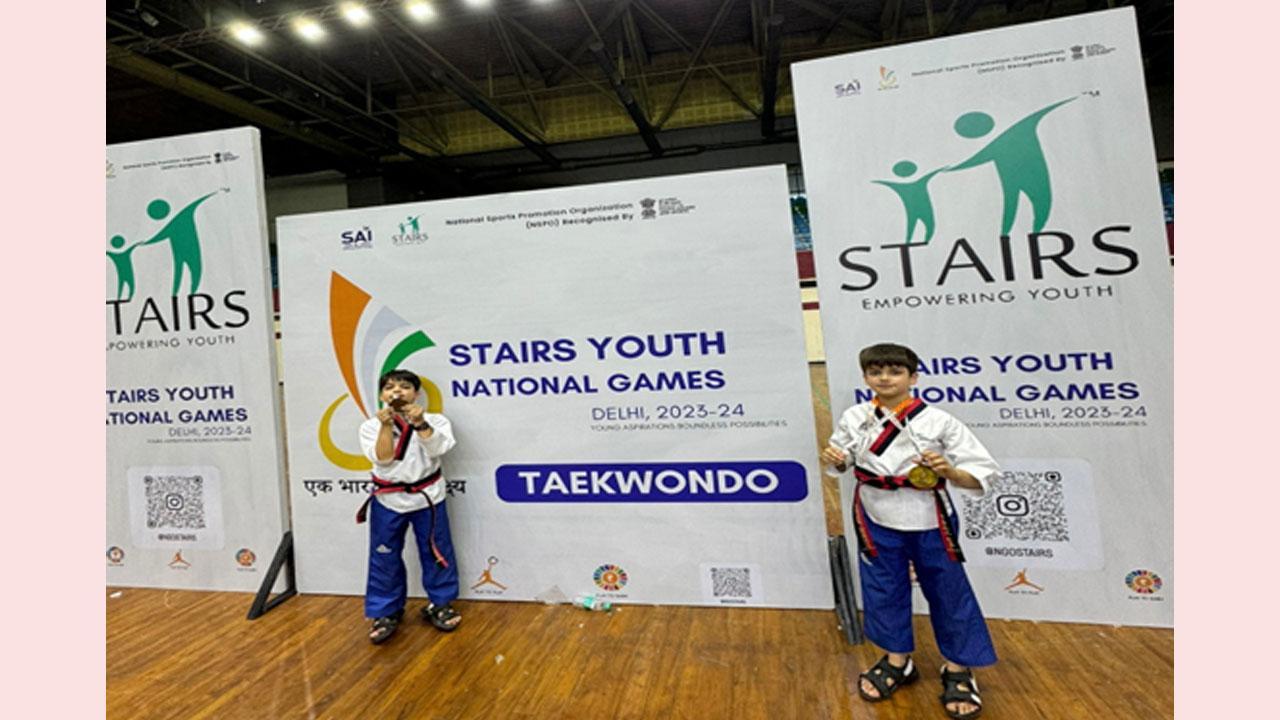 Oberoi International School's Taekwondo Prodigies Shine at 2024 STAIR Youth National Games