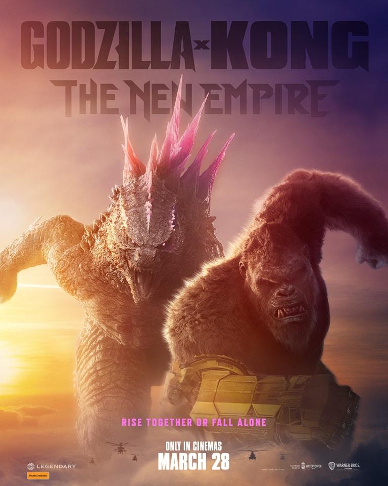 Godzilla x Kong: The New Empire (Available on BookMyShow Stream) - May 13Witness ancient Titans Godzilla and Kong join forces in the face of a despotic threat in 