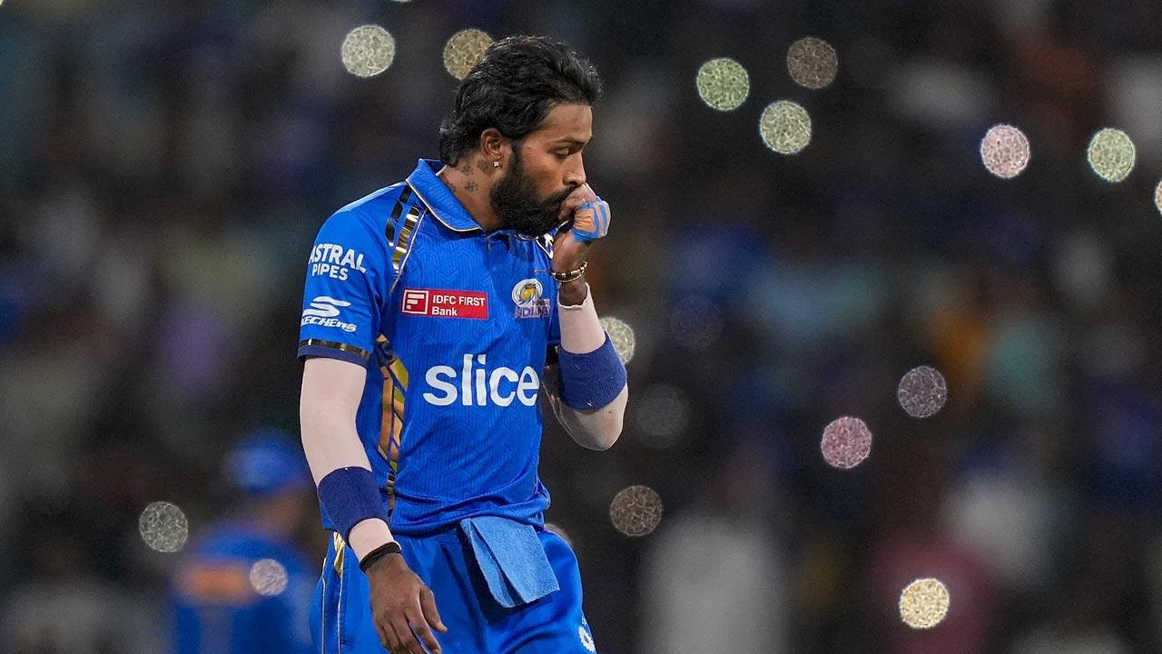 Pandya, MI players fined for slow over-rate v LSG