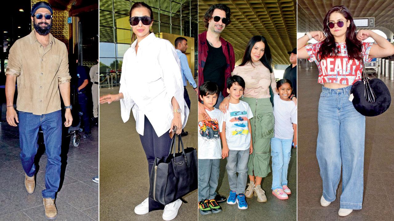 Punjabi munda: Vicky Kaushal; Busy lady: Malaika Arora; Parivarik feels: Sunny Leone and Daniel Weber with kids; Wonder woman: Zareen Khan