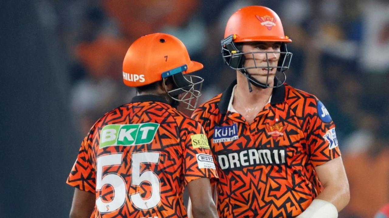 Later, with the help of skipper Pat Cummins' knock of 30 runs, the side was able to post 150 onboard against KKR