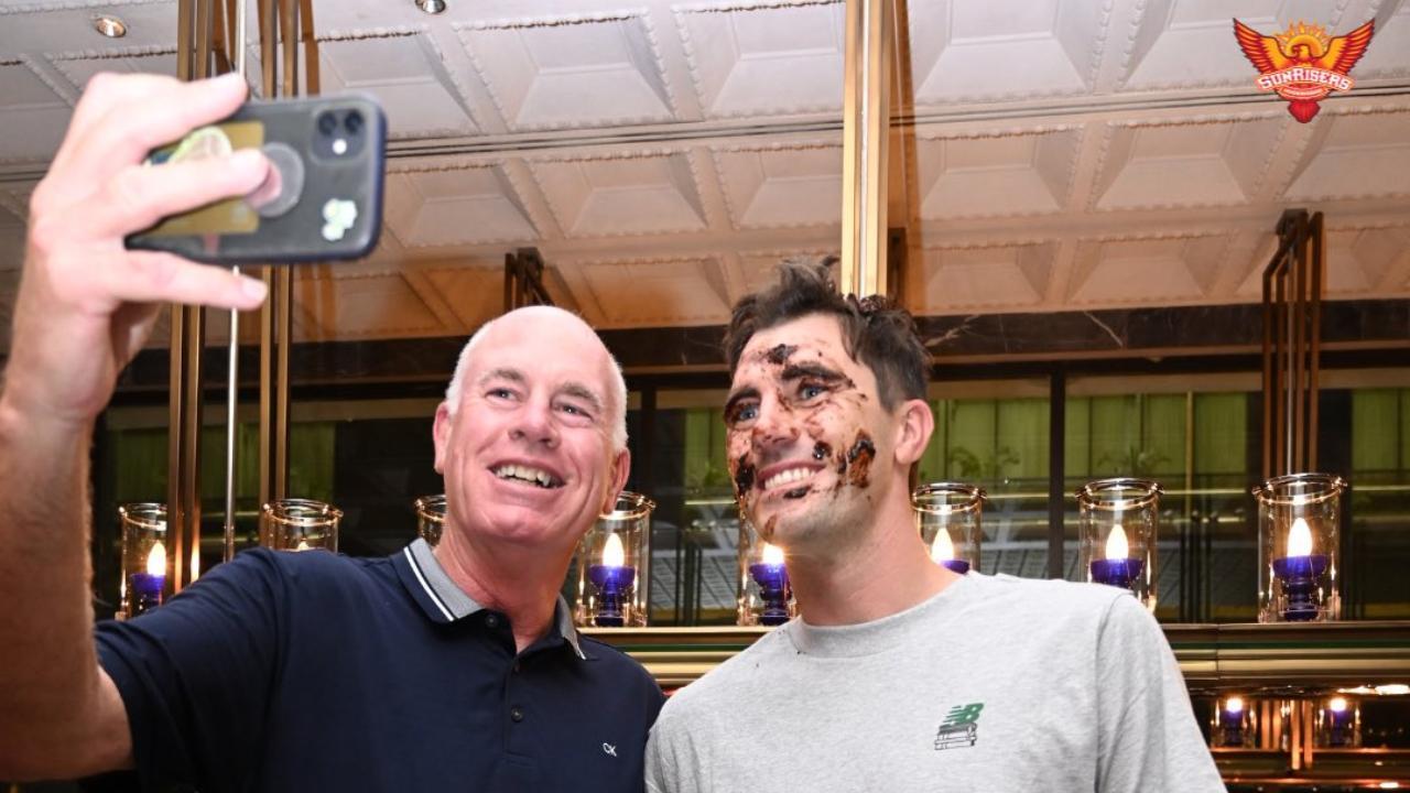 Australian skipper Pat Cummins celebrates 31st birthday with father