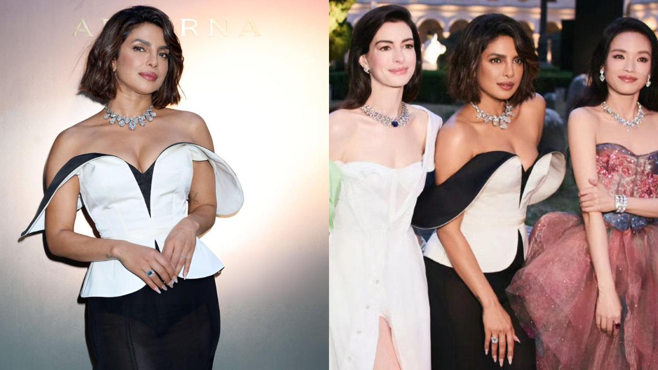 Priyanka Chopra sports short hair for Bulgari event, wears stunning 140-carat diamond neckpiece