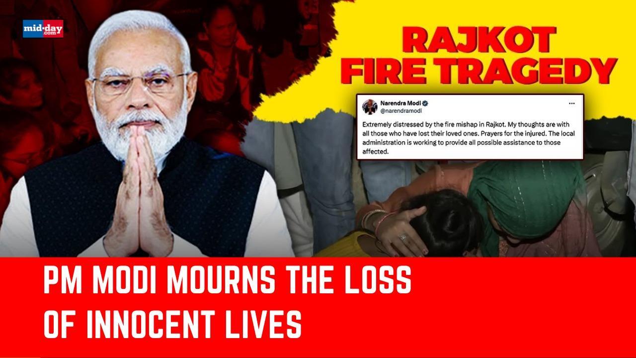 Gujarat Fire Mishap: PM Modi Expresses Grief Over The Loss Of Lives In The Fire