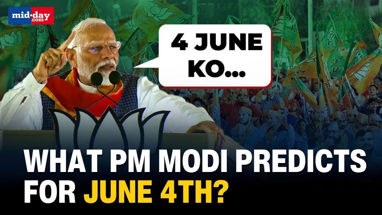 Lok Sabha Elections 2024: Watch PM Modi’s big prediction for June 4th