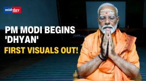 PM Modi Begins 45-Hour Long Spiritual Meditation At Vivekananda Rock Memorial 