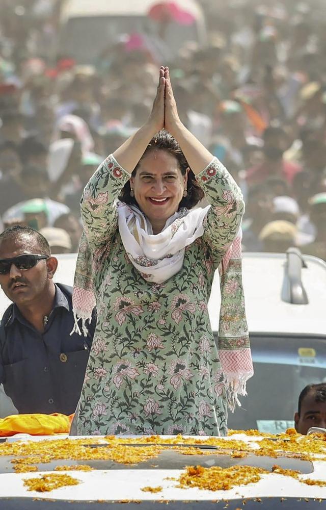 Priyanka Gandhi in Assam