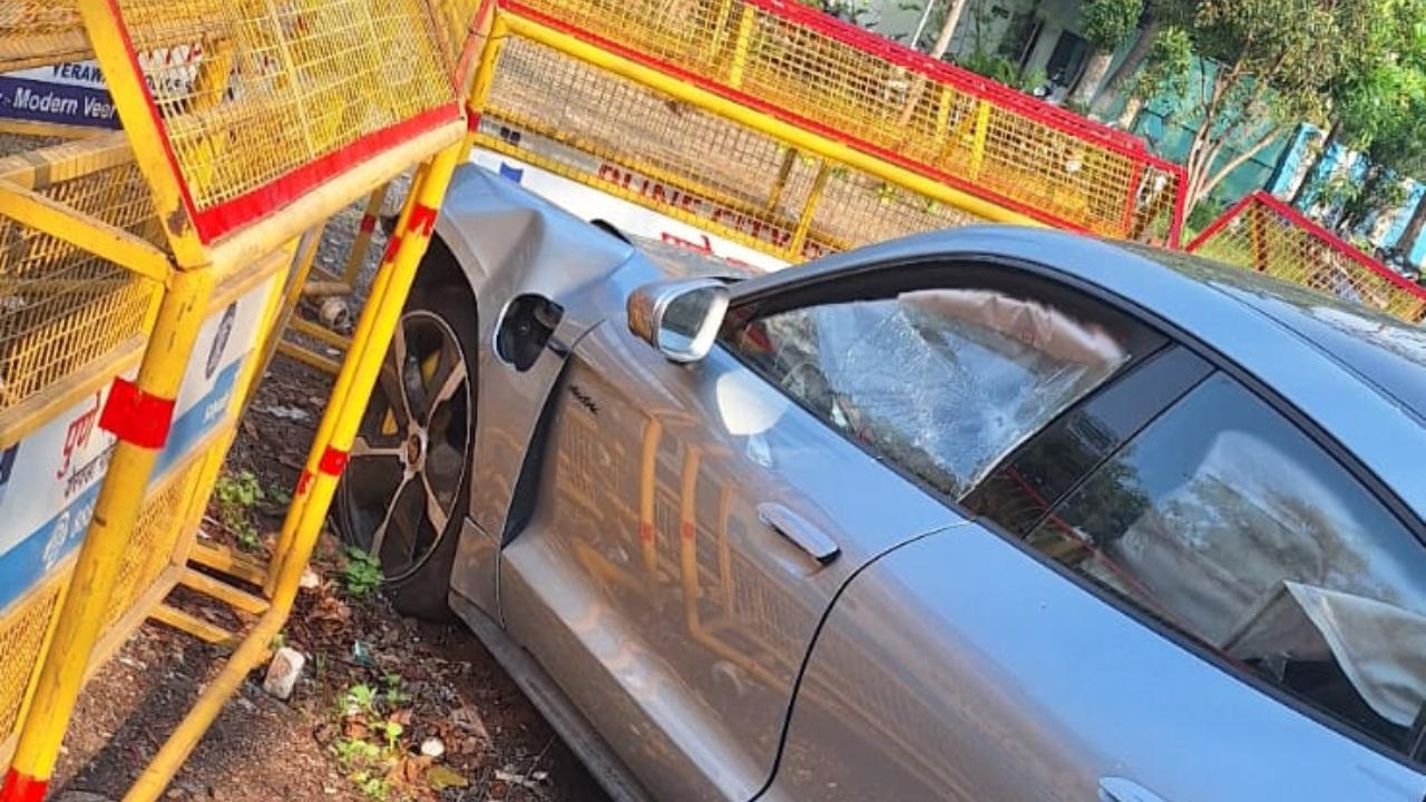 The Porsche car, allegedly driven by the juvenile, who the police claim was drunk at the time, knocked down two motorbike riders in the Kalyani Nagar area of Pune