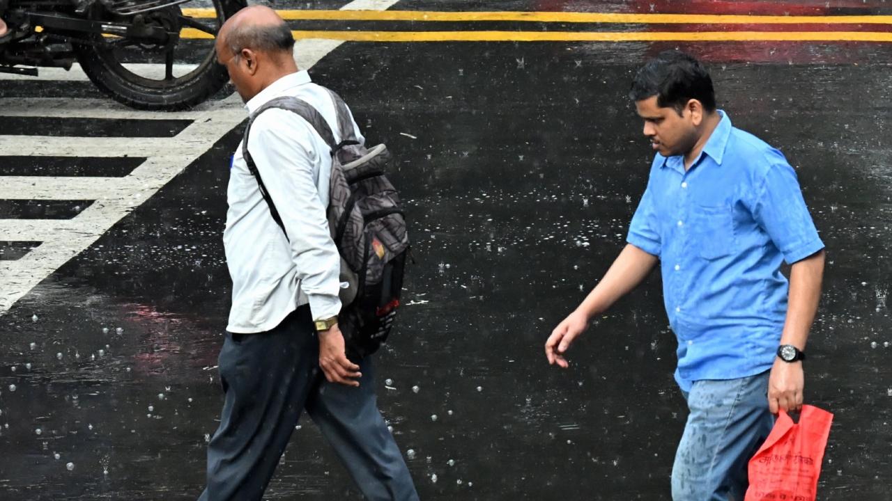 A dust storm followed with rains and gusty winds had on Monday lashed parts of Mumbai and neighbouring areas