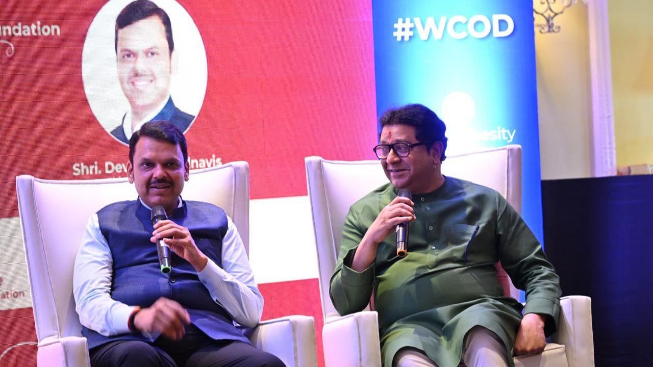 Dr Borude, the founder of Gen XL Obesity Foundation, moderated a talk between Fadnavis and Thackeray. 