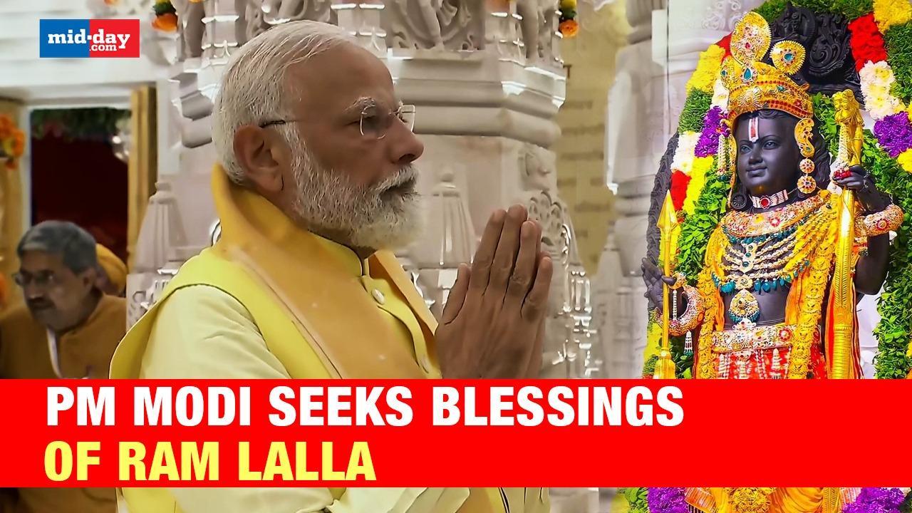 PM Modi Holds Mega Roadshow in Ayodhya, Seeks Blessings Of Ram Lalla 