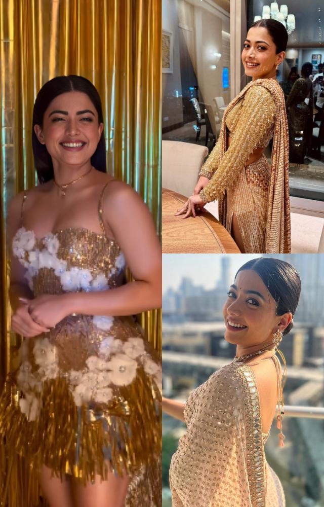 Golden girl Rashmika Mandanna!