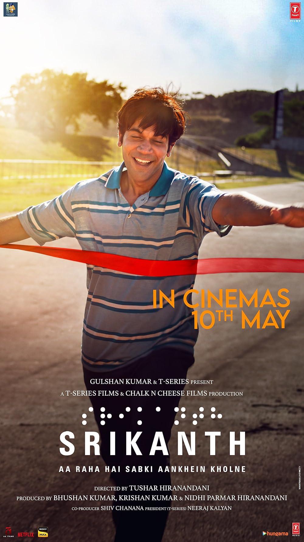 Srikanth (Release Date: May 10)Rajkummar Rao takes on the inspiring role of industrialist Srikanth Bolla in this biopic that celebrates resilience and determination. Directed by Tushar Hiranandani, the film chronicles Srikanth's journey as he defies societal expectations and establishes Bollant Industries, offering opportunities to differently-abled individuals. With a stellar cast including Jyotika and Sharad Kelkar, 