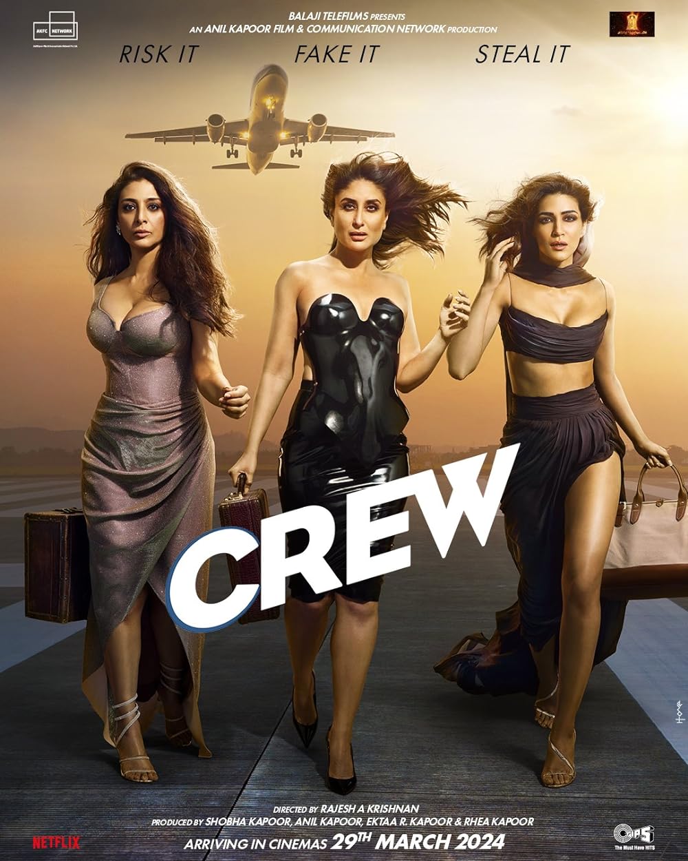 Crew (May 25) - Streaming on NetflixExperience the thrills of a heist comedy with 