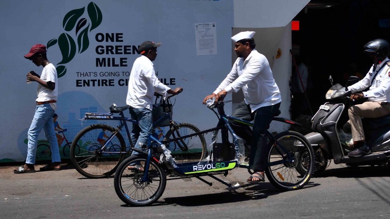 IN PHOTOS: Next-gen e-bike redefines dabbawalla deliveries in Mumbai