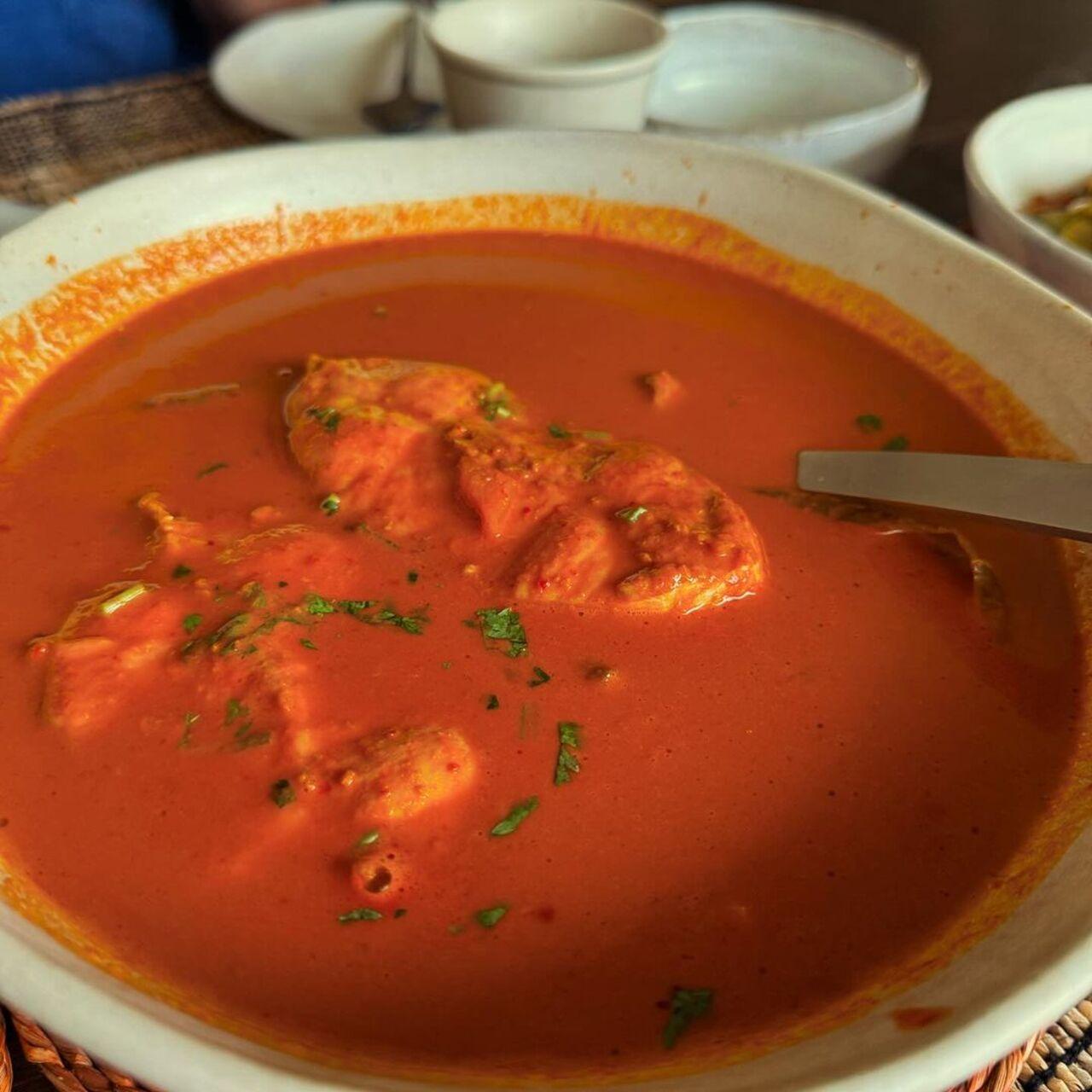 This was followed by a hearty bowl of the perfect fish curry with crispy aloo (potatoes). 