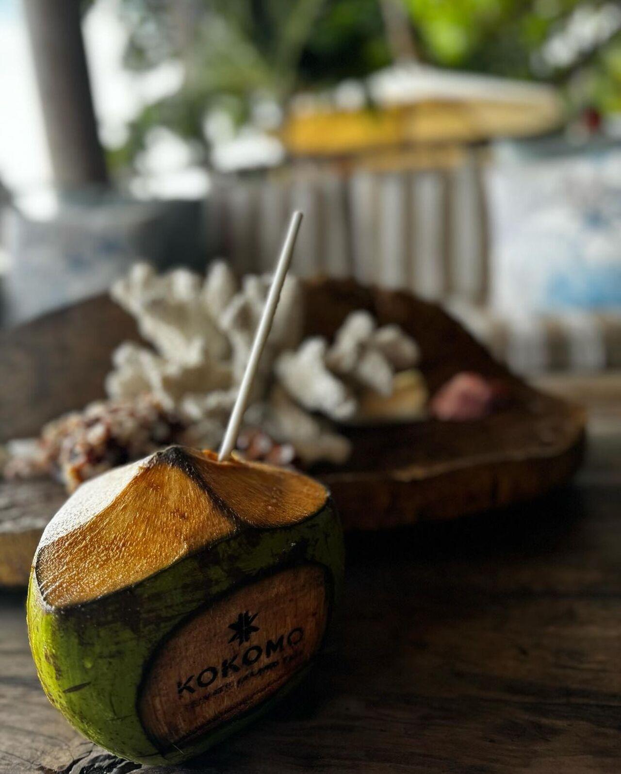 They were welcomed with the most refreshing natural drink - coconut water- perfect for beating the heat. 