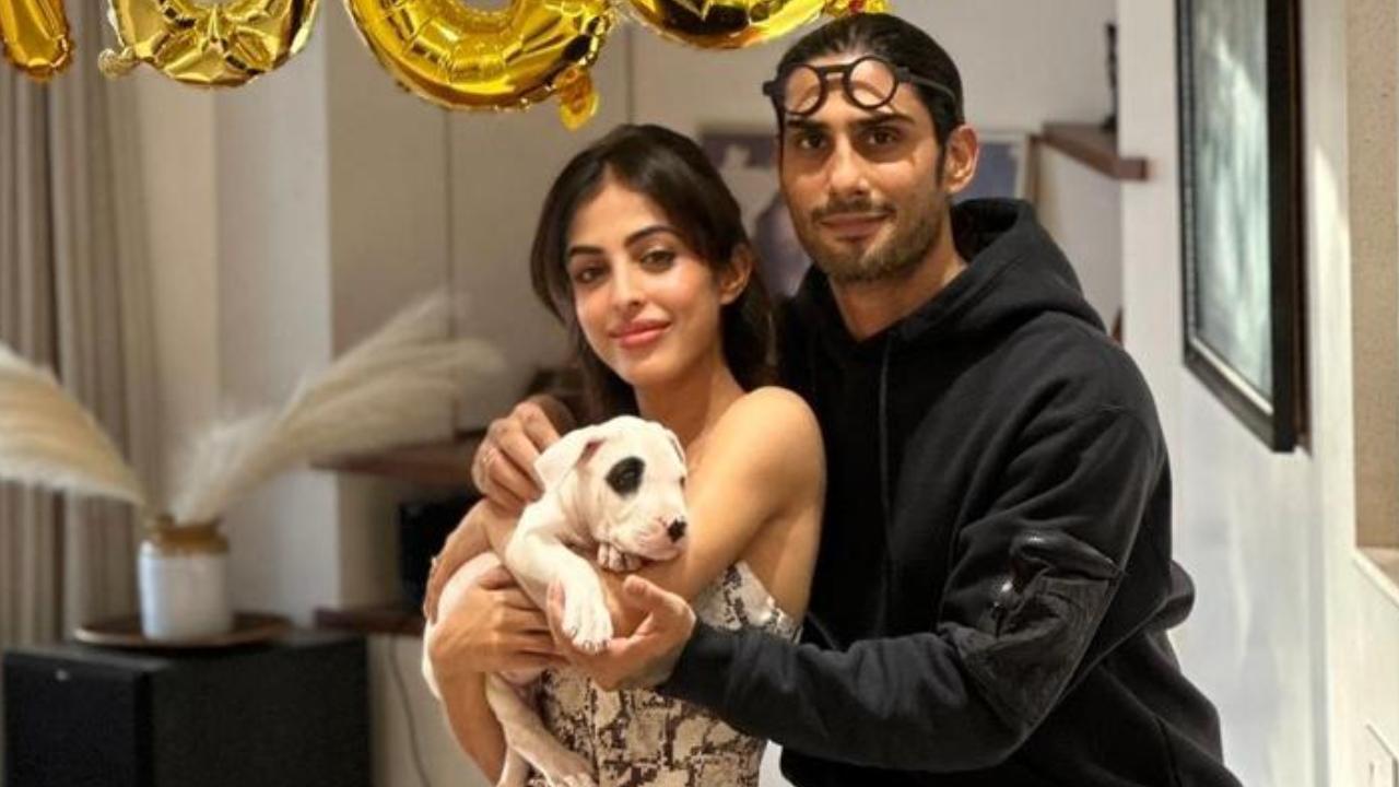 Prateik Patil Babbar and Priya Banerjee welcome a new puppy into their lives, name it Rocco 
