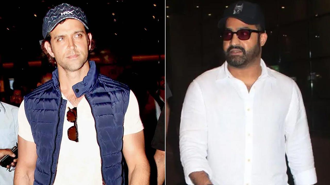 Hrithik Roshan's birthday wish for 'War 2' co-star Jr NTR hints at the two bonding over food on sets