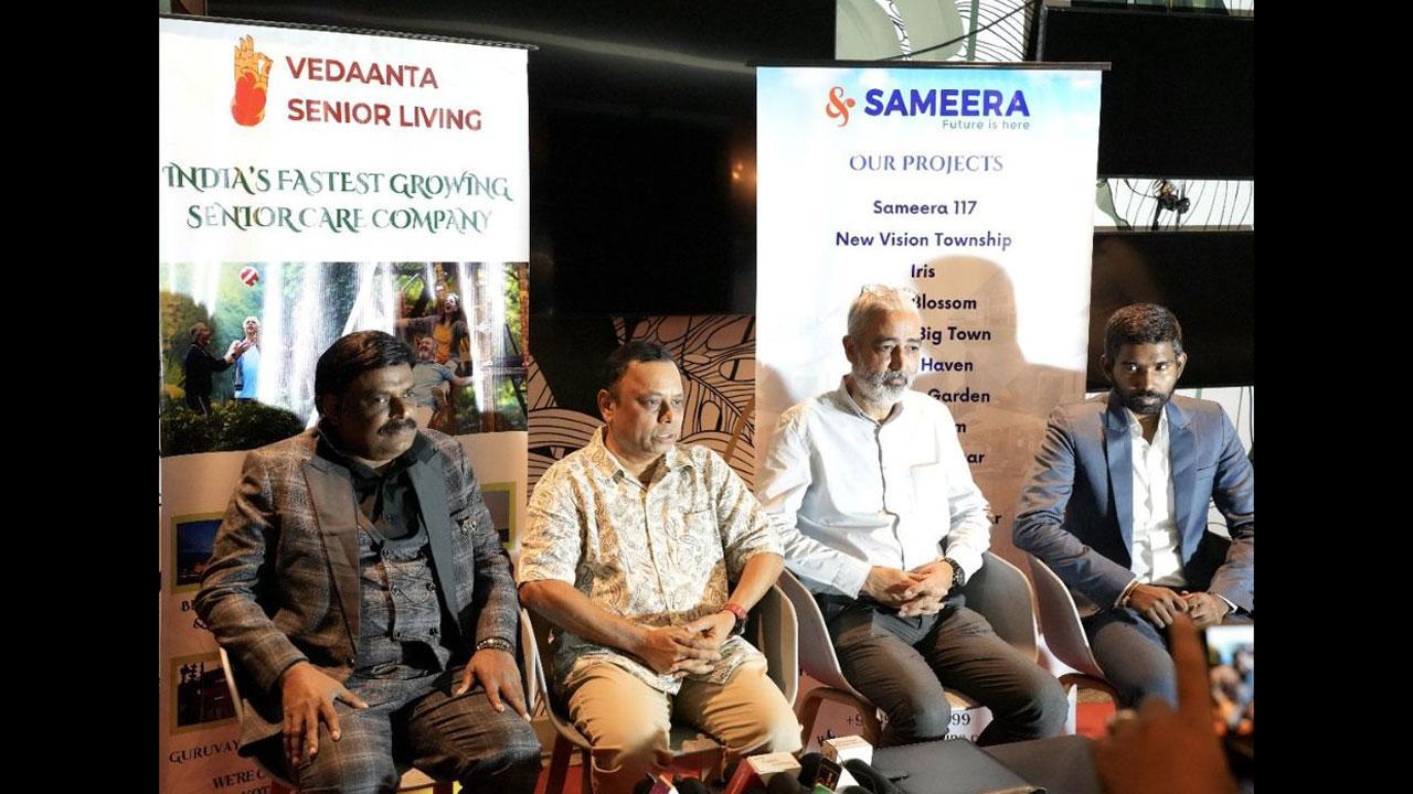 Sameera and Vedaanta to build 1000 Senior Living Homes at an investment of Rs 500 Crores in Tamil Nadu and Karnataka across multiple projects