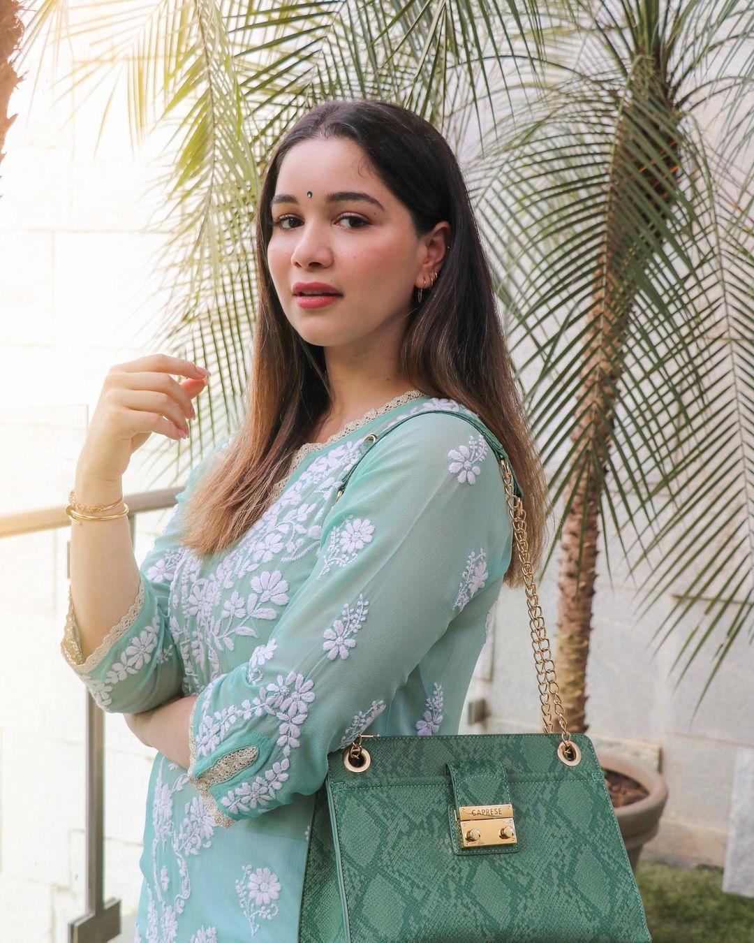 Sara Tendulkar rocked a blue chikankari kurta, the epitome of summer style. Its light and airy fabric made it perfect for beating the summer heat while staying fashionable.
