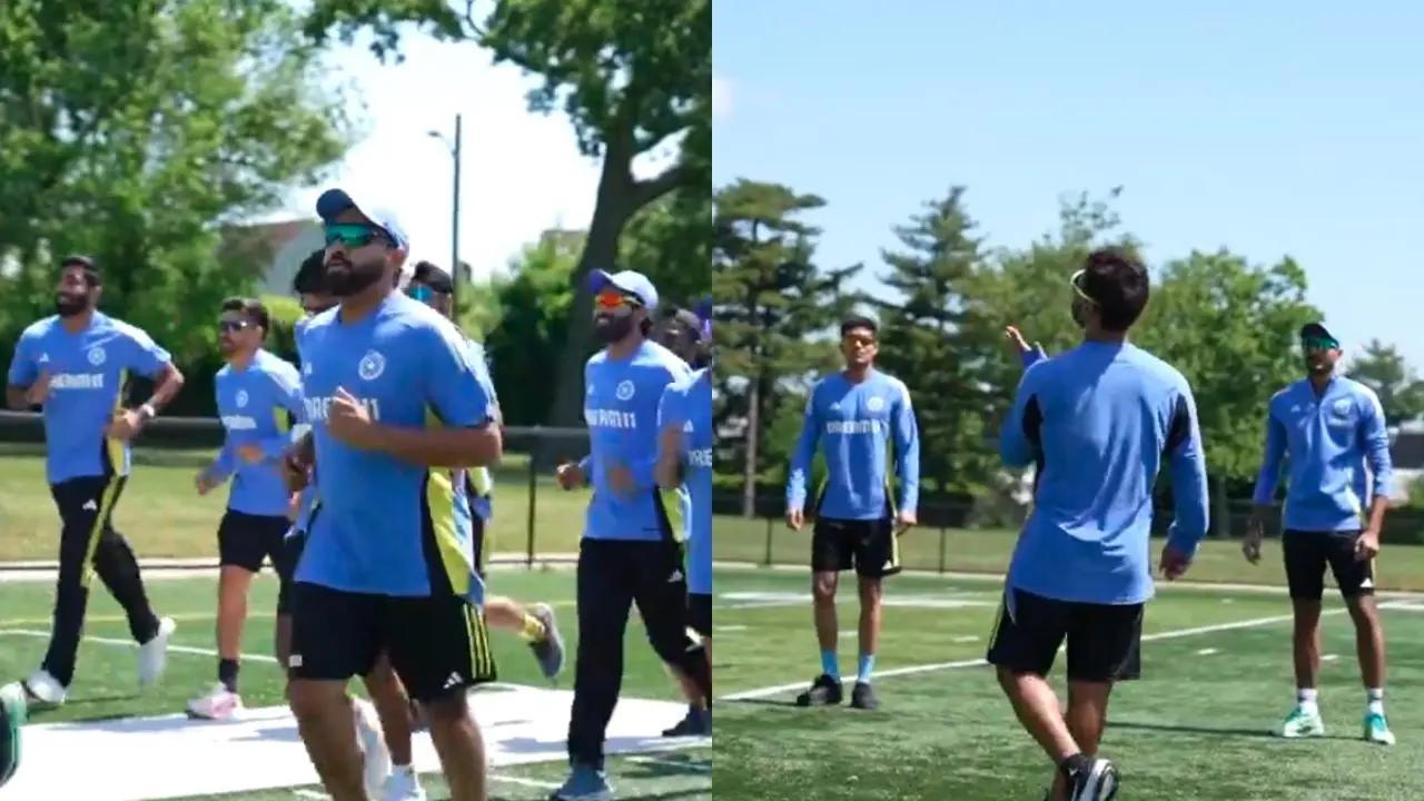 Ahead of the T20 World Cup 2024, the Rohit Sharma-led Team India landed in New York. The side has started with their practice sessions without stalwart Virat Kohli