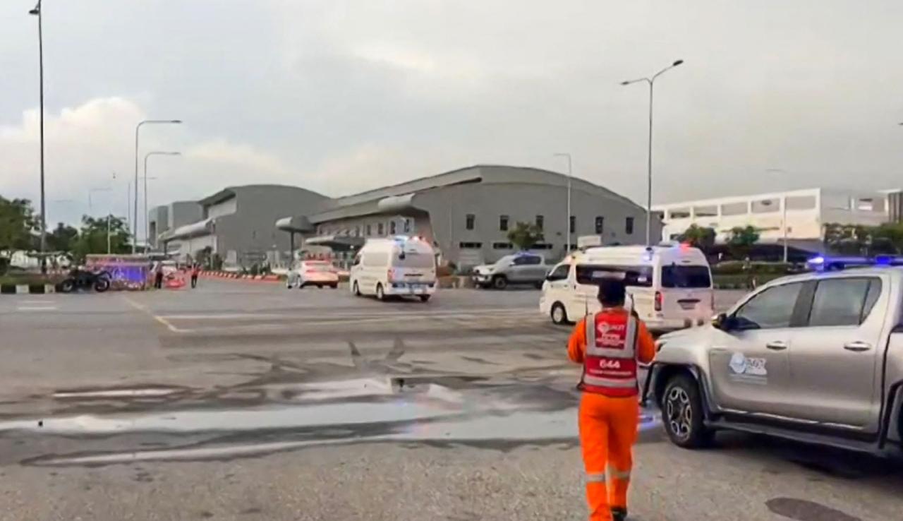 The flight was then diverted to Bangkok amid stormy weather. It landed at 3:45 p.m. local time at Suvarnabhumi Airport, the airline announced in its Facebook page