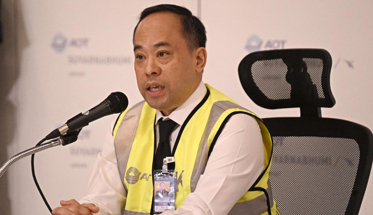 Kittipong Kittikachorn, general manager of Suvarnabhumi Airport, told a news conference that the 73 year-old British man appeared to have suffered a heart attack. Though that has not been confirmed