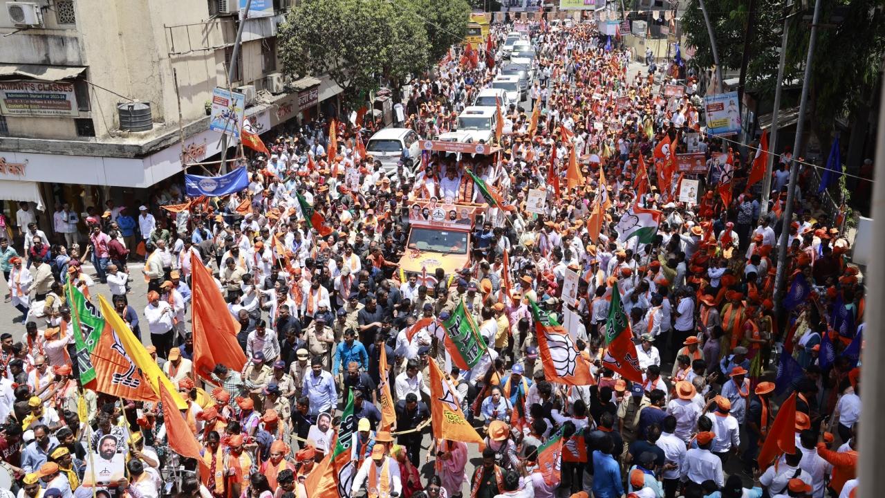 Earlier, the BJP was reportedly keen on contesting the Thane seat and had opposed the renomination of Sena MP Hemant Godse from the Nashik constituency
