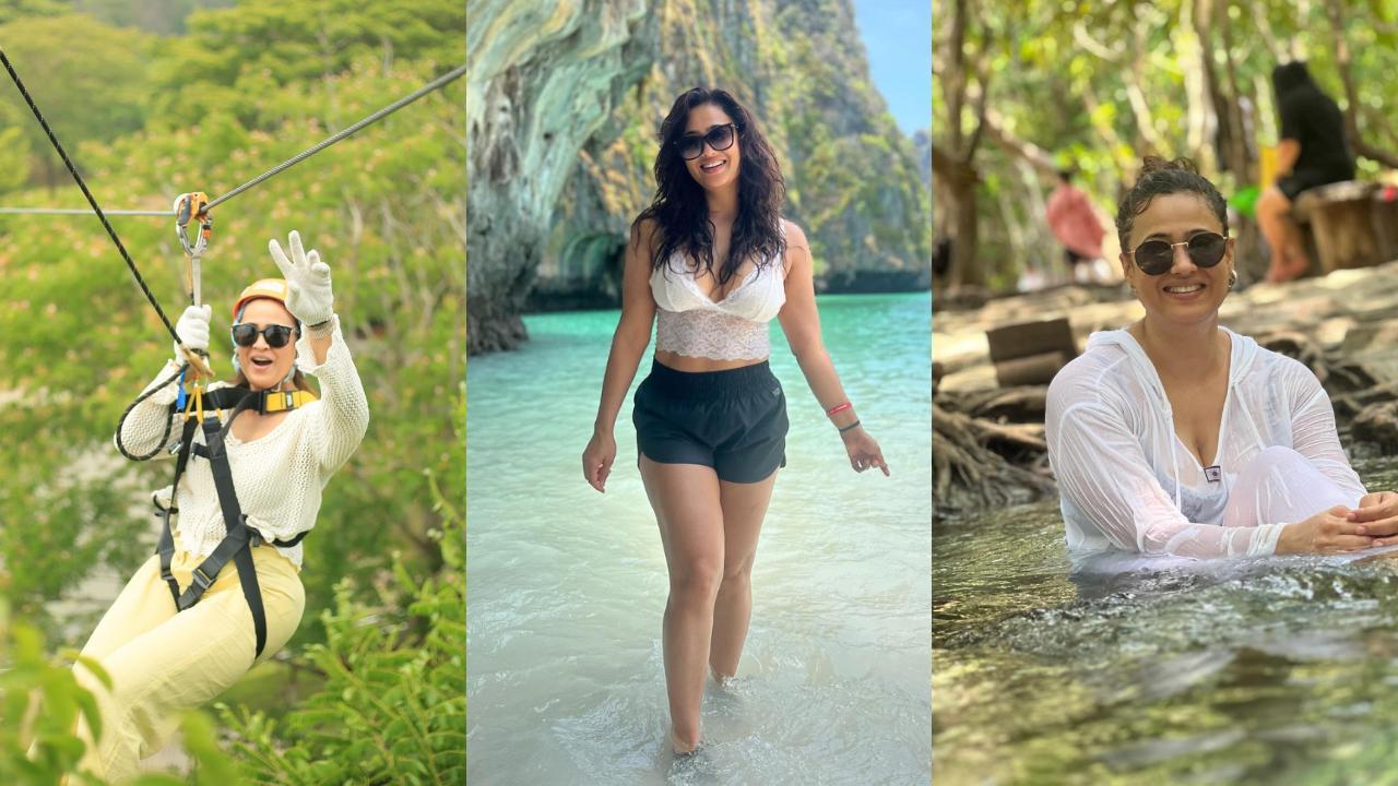 Shweta Tiwari indulges in nature therapy during Thailand vacation with  family - see pics