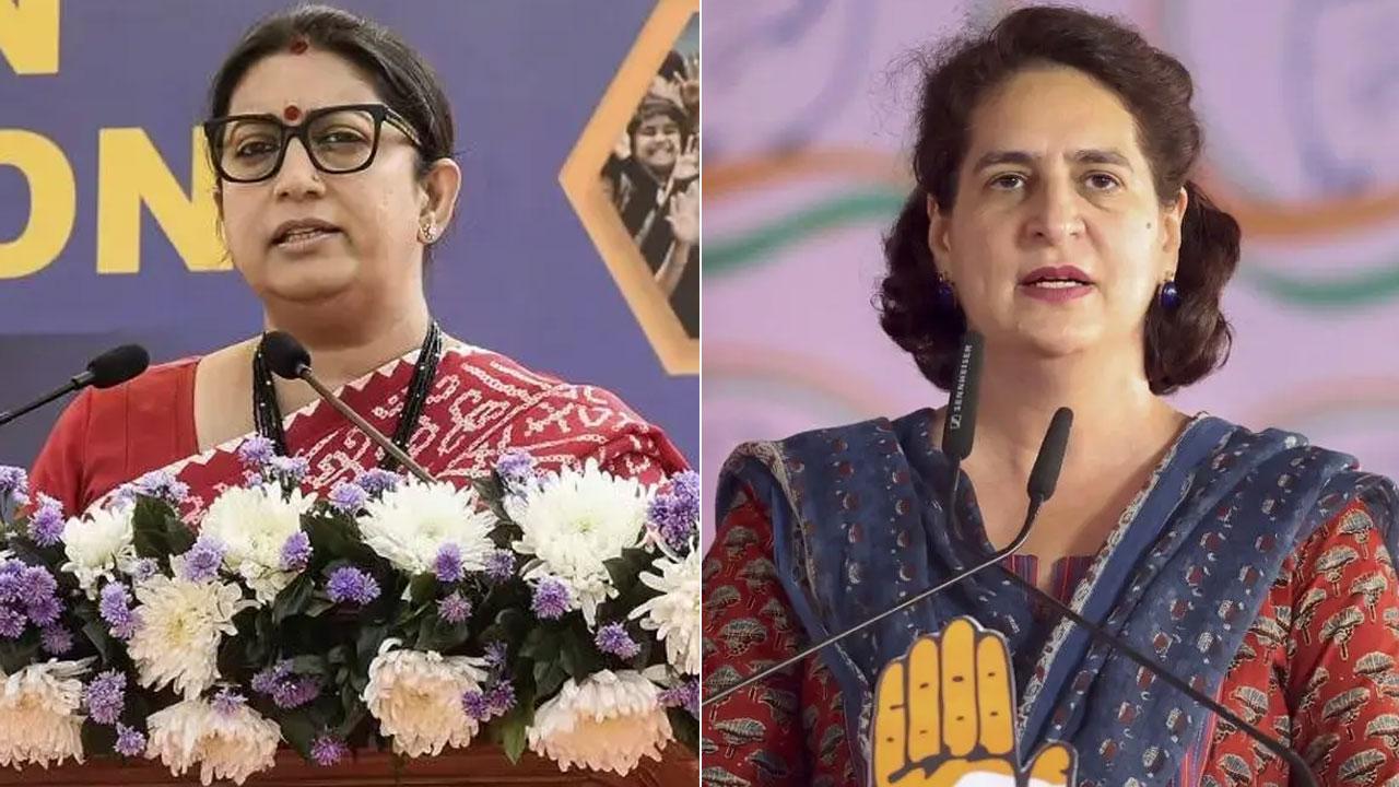 Lok Sabha elections 2024 | Pick any channel, anchor, place, time, issue to debate: Smriti Irani's challenge to Priyanka Gandhi