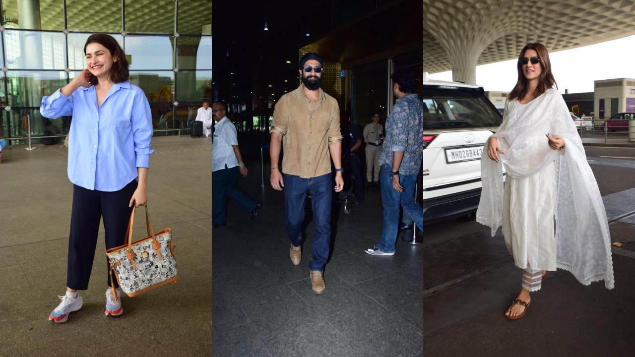 Spotted in the city: Kriti Sanon, Vicky Kaushal, Prachi Desai and others