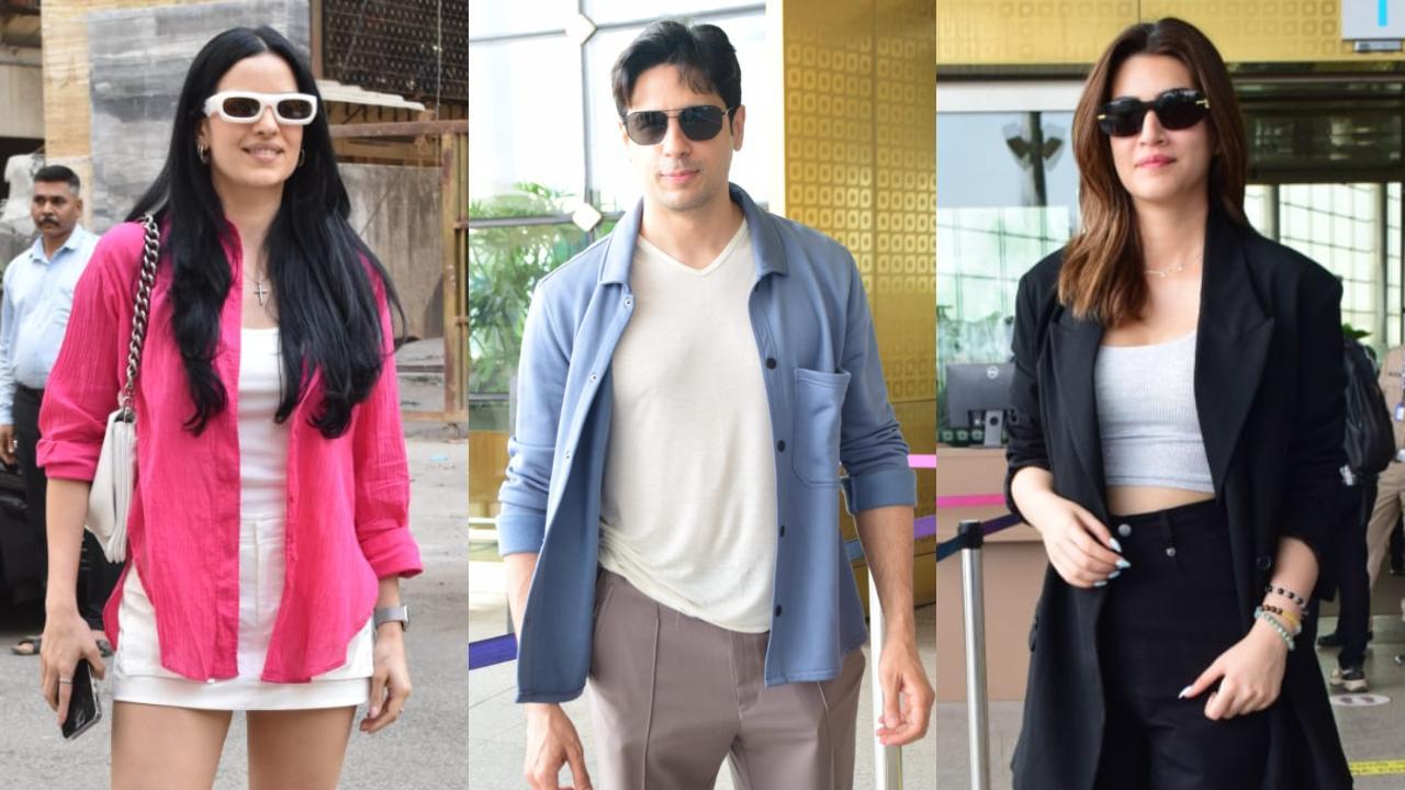 Spotted in the city: Natasa Stankovic, Sidharth Malhotra, Kriti Sanon and others